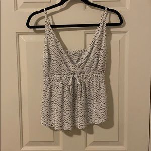 Abercrombie Peplum Tank Top Size small